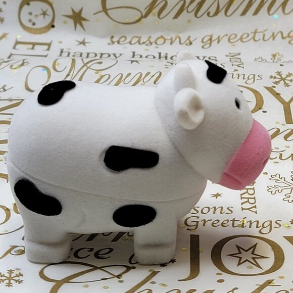 Cow Pendant Necklace in Cow Theme Keepsake Box - Picture 3 of 9